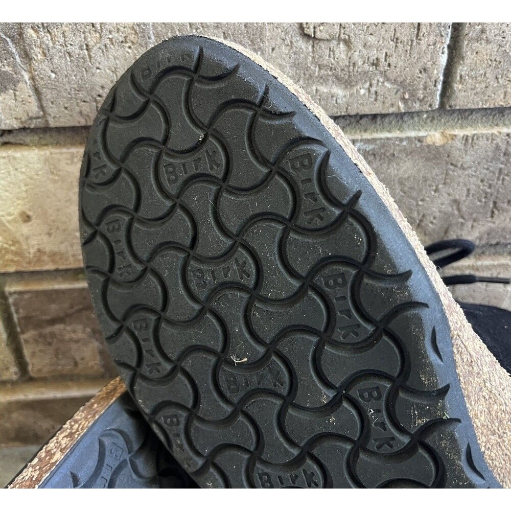 Birkenstock Milton Unisex 42 Narrow Men's 9 Women's 11 Suede Chukka Boots Black - Picture 10 of 12